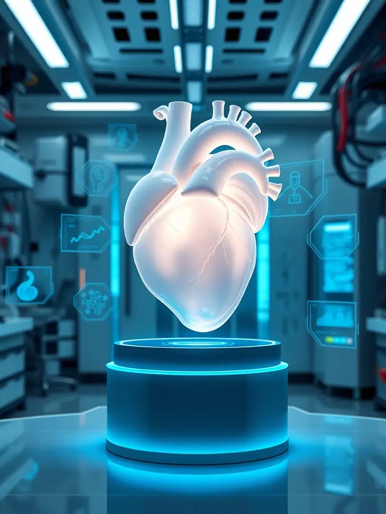 An image of a 3D-printed organ, showcasing the potential of bioprinting in regenerative medicine.