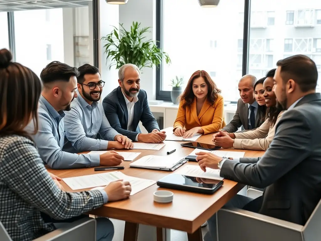 An image depicting investors analyzing healthcare technology portfolios, emphasizing HDIG's role in providing insights that inform investment decisions and portfolio management.